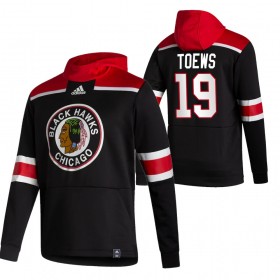 Chicago Blackhawks Jonathan Toews 19 2020-21 Reverse Retro Hoodie Sawyer - Mannen